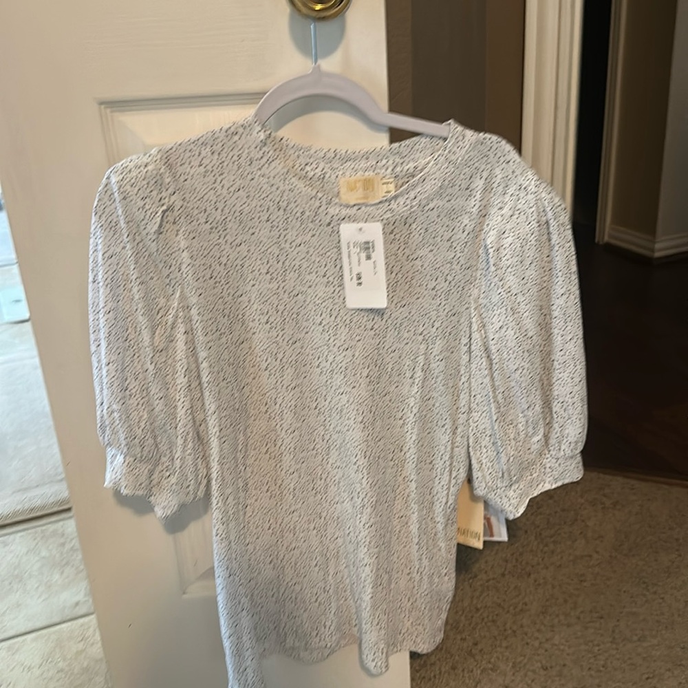 Nation - Large shirt, black & white